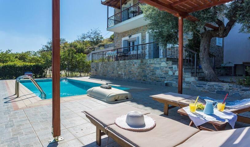 Villa Alegria Skopelos stad Exteriör bild